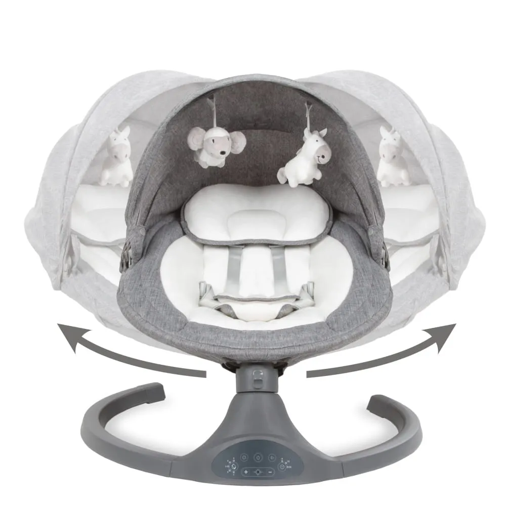 Шезлонг - качели Kidwell Luxi dark melang